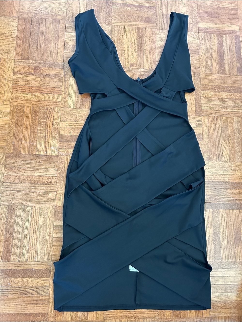 Black Crisscross Dress